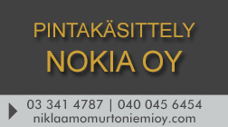 Pintakäsittely Nokia Oy logo